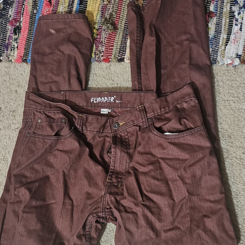 Flypaper Men's Brown Pants